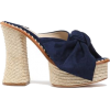 PALOMA BARCELÓ Bow-embellished suede pla - Platformke - 