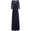 PAMELA ROLAND embellished crepe gown - Belt - 