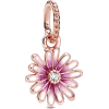 PANDORA pink daisy daisies charm - ネックレス - 
