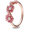 PANDORA pink daisy daisies ring - Prstenje - 