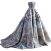 PAOLO SEBASTIAN blue printed gown - Obleke - 