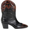 PARIS TEXAS Snake and croc-effect cowboy - Boots - 