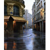 PARIS rainy evening - Tła - 