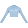 PASTEL BLUE BABY DOLL SLOGAN H - T-shirts - £10.00  ~ $13.16