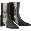 PATCHED PERFECTION COLOUR MIX BOOT - Boots - 