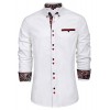 PAUL JONES Men's Business Long Sleeve Button Down Cotton Shirt - Shirts - $14.99 