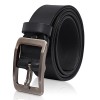 PAUL JONES Men's Dress Belts Genuine Leather Alloy Buckle Waist Belt Gift Box - Belt - $11.99 