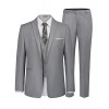 PAUL JONES Men's Slim Fit One Button 3-Piece Dress Suit Blazer Coat Tux Vest & Pants - Suits - $66.99 
