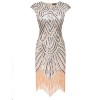PEATAO Art Deco Evening Dress 1920s Style Prom Dresses Clubwear Dress Women XXL Dresses - Haljine - $32.07  ~ 27.54€