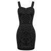 PEATAO Bodycon Dresses for Women, Sexy Sparkly Sequin Sleeveless Stretch Evening Party Club Dress - Kleider - $37.99  ~ 32.63€