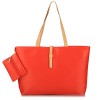 PEATAO Women Tote Handbag Women Synthetic Leather Handbag with Small Wallet (US STOCK) - Carteras - $39.99  ~ 34.35€