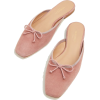PENELOPE BARDON PINK SUEDE FLATS - 平鞋 - 
