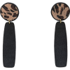 "P. Fusca" - fashion statement leopard s - Brincos - 