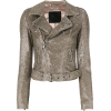 PHILIPP PLEIN Glitter Biker Jacket - Jacket - coats - 