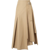 PHILLIP LIM belted paneled twill skirt - Spudnice - 