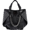 PIERRE BALMAIN Black Studded Leather  - Borsette - 