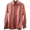 PINK striped shirt - Рубашки - короткие - 