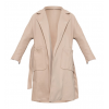 PLT Beige Wool Look Oversized Coat - Jacket - coats - 