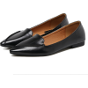 POINTED TOE VEGAN LEATHER FLATS - Flats - $28.97 