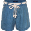 POLO RALPH LAUREN Chambray linen shorts - Shorts - 
