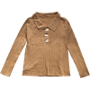 POLO collar button solid color bottoming - Camicie (corte) - $25.99  ~ 22.32€