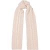PORTOLANO Cable-knit cashmere scarf - Шарфы - 