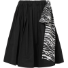 PRADA Pleated cotton-poplin skirt - Skirts - 