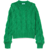 PRADA Cable-knit mohair-blend sweater - Puloverji - $710.00  ~ 609.81€