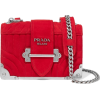 PRADA Cahier mini quilted suede shoulder - Hand bag - 