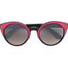 PRADA EYEWEAR round frame sunglasses - 墨镜 - 