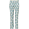 PRADA Floral-printed cotton trousers - Капри - 