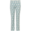 PRADA Floral-printed cotton trousers - Calças capri - 