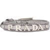 PRADA Metallic leather logo bracelet - Cintos - 