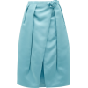 PRADA  Rosette-waist duchess satin skirt - Suknje - 