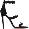 PRADA Scalloped suede sandals - Sandals - 