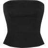 PRADAWool-gabardine bustier top - Camisa - curtas - 