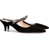 PRADA black crystal embellished 55 suede - Classic shoes & Pumps - 