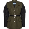 PRADA black & green military jacket - Jakne in plašči - 