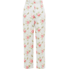 PRADA butterfly print trousers - Spodnie Capri - 