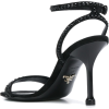PRADA crystal-embellished 90mm sandals - サンダル - 