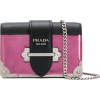 PRADA flap structured shoulder bag - Borse con fibbia - 