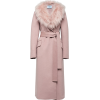 PRADA fur collar mid-length coat - Jacket - coats - 