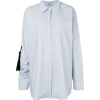 PRADA oversized striped shirt - Hemden - kurz - 