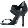 PRADA patent elastic strap heels - Sandały - 