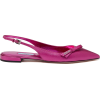 PRADA pink metallic ballerina shoe - フラットシューズ - 