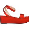 PRADA red metallic sandal - Sandálias - 