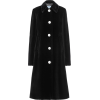 PRADA velvet single-breasted coat - Jaquetas e casacos - 