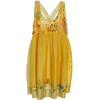 PÉRO yellow floral dress - Obleke - 