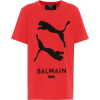PUMA x Balmain printed cotton T-shirt - Camisola - curta - 