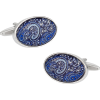 Paisley blue cufflinks (Walmart) - Other jewelry - 
